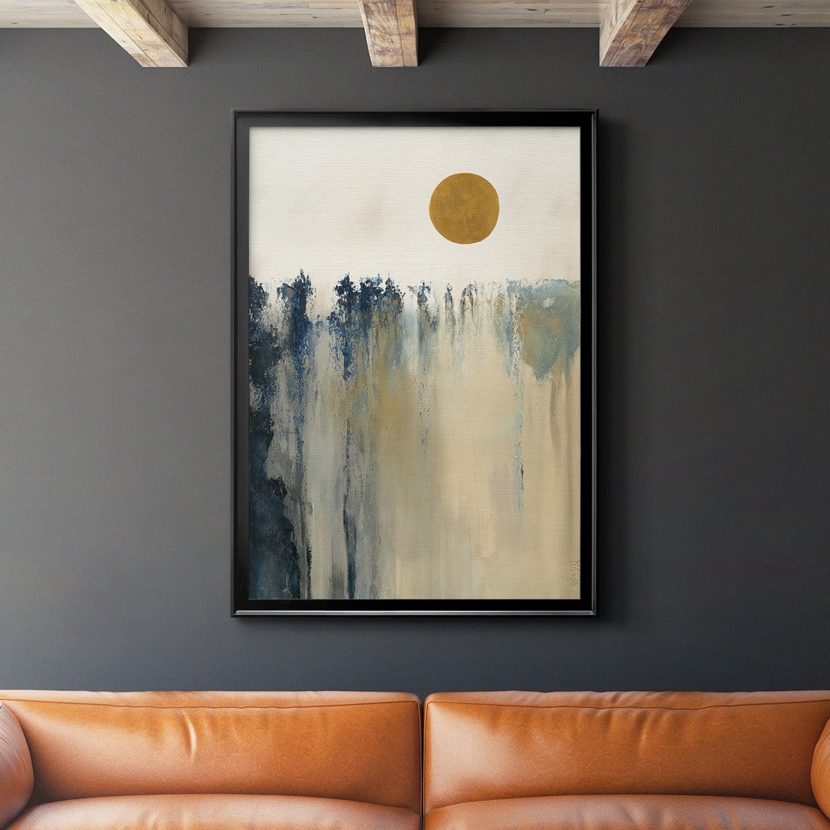 Equilibrium - Modern Framed Canvas Print