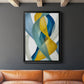 Horizontal Bands I - Modern Framed Canvas Print