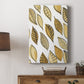 Patterned Leaf Shapes II - Canvas Art Print