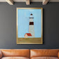 Lookout Point II - Modern Framed Canvas Print