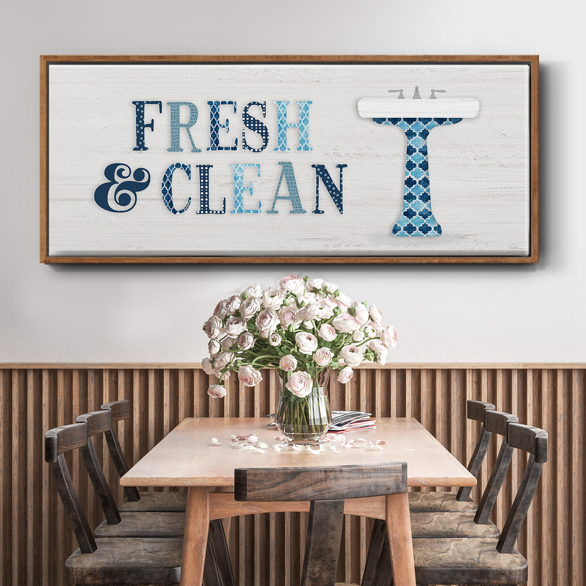 Fresh and Clean - Floater Framed Canvas Print