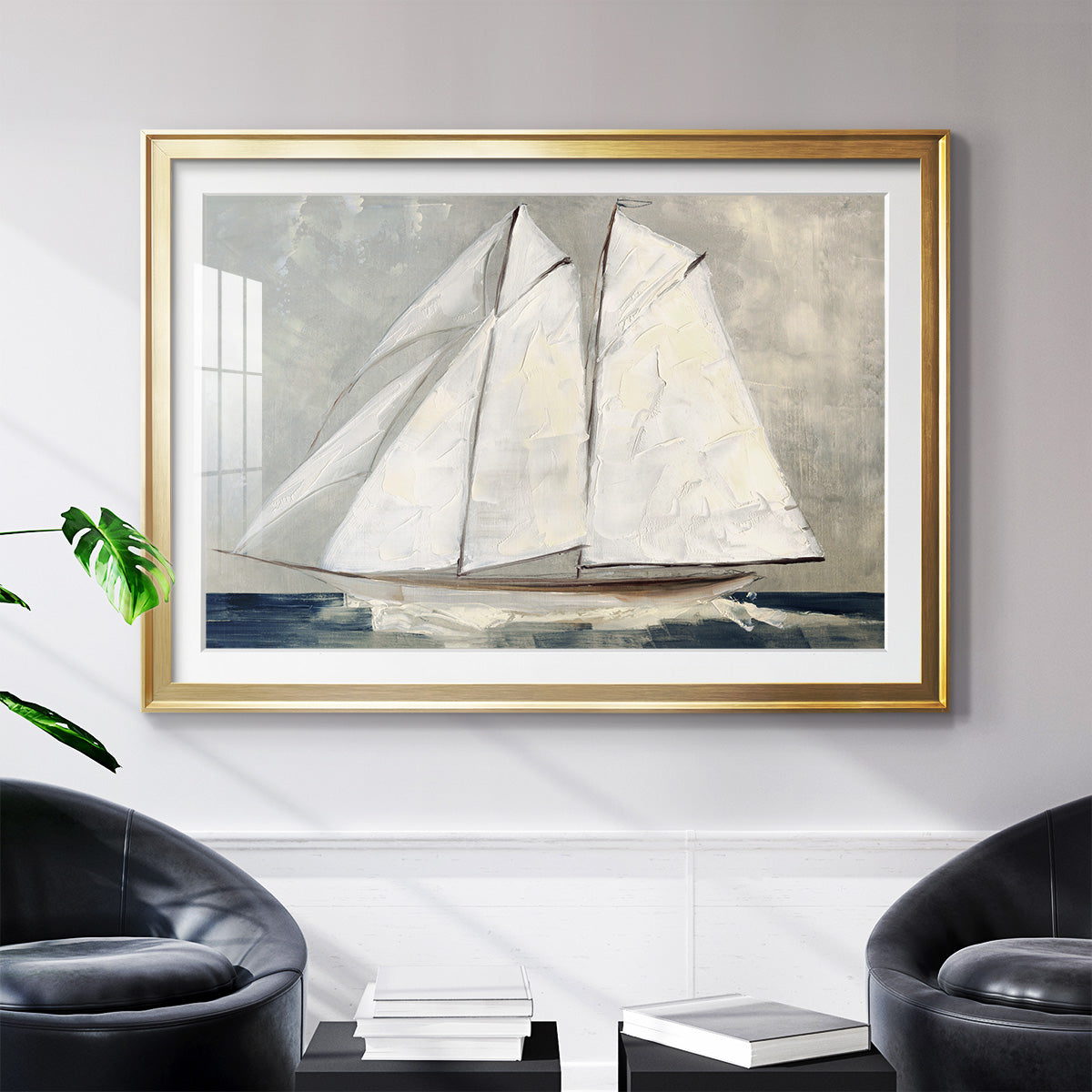 Setting Sail - Modern Framed Art Print