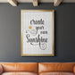 Create Your Own Sunshine - Modern Framed Canvas Print
