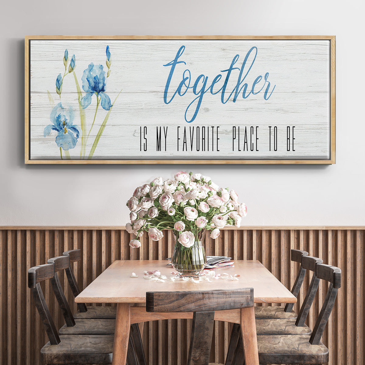Together - Floater Framed Canvas Print