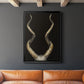 Spiral Antelope Horns -  Framed Canvas Print