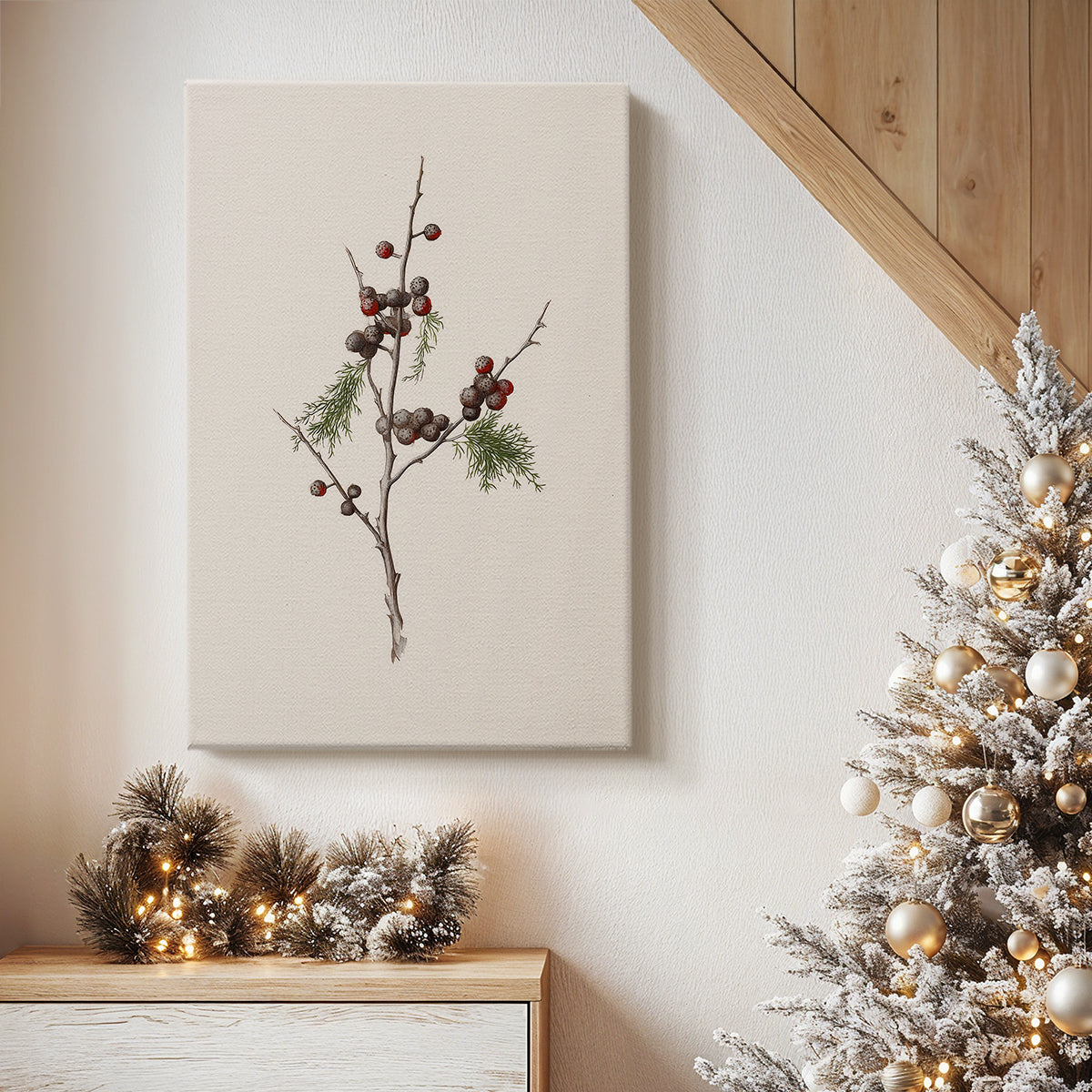 Midnight of Silver Morning - Canvas Art Print
