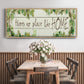 No Place Like Home - Floater Framed Canvas Print