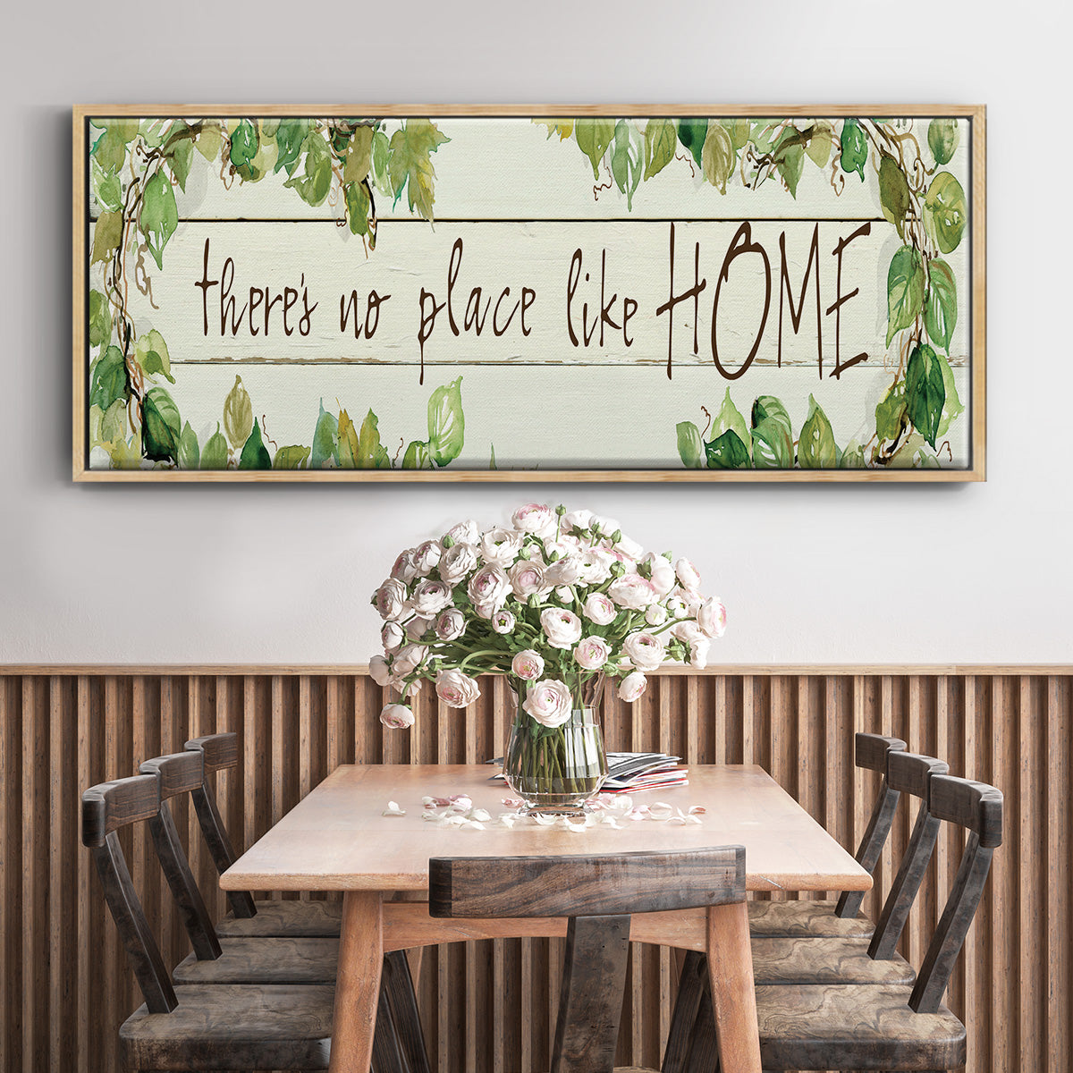 No Place Like Home - Floater Framed Canvas Print