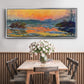 Sunset on the Seine in Winter, 1880 - Floater Framed Canvas Print
