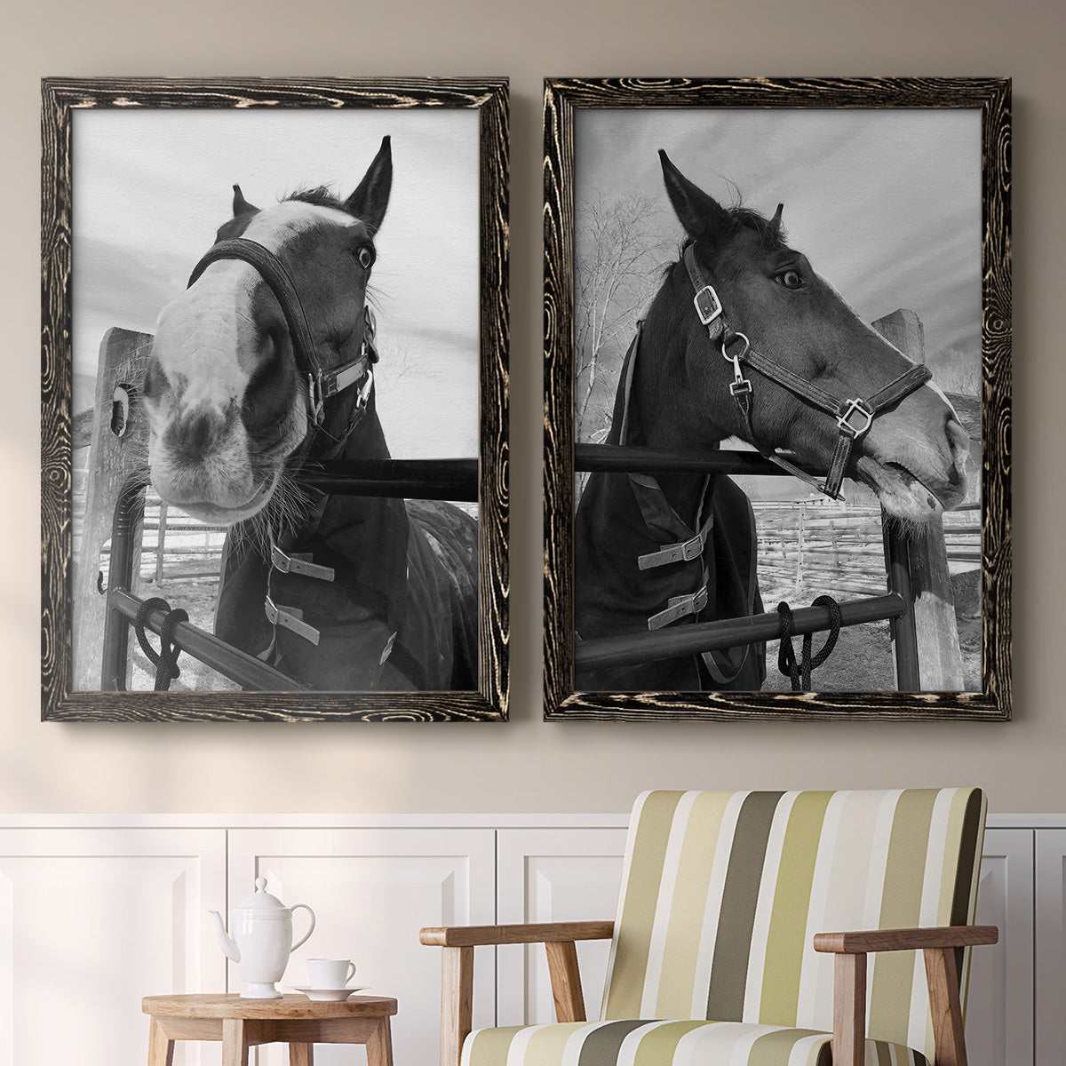 Argenteuil - Premium Framed Canvas 2 Piece Set - Ready to Hang