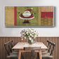 Holiday Santa - Floater Framed Canvas Print