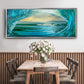 Big Wave - Floater Framed Canvas Print