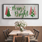 Merry & Bright - Floater Framed Canvas Print