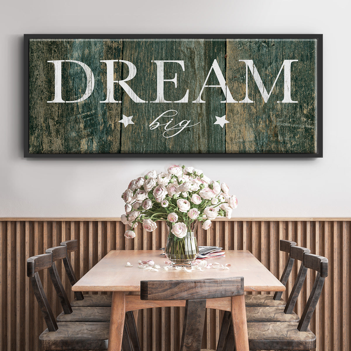 Dream Big - Floater Framed Canvas Print