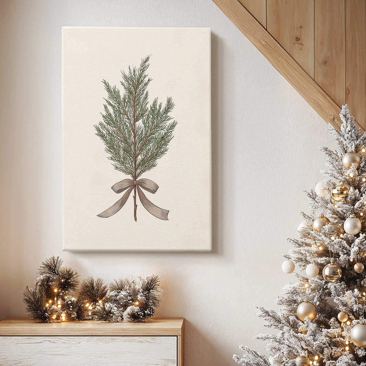 Twilight of Frostlit Bells - Canvas Art Print