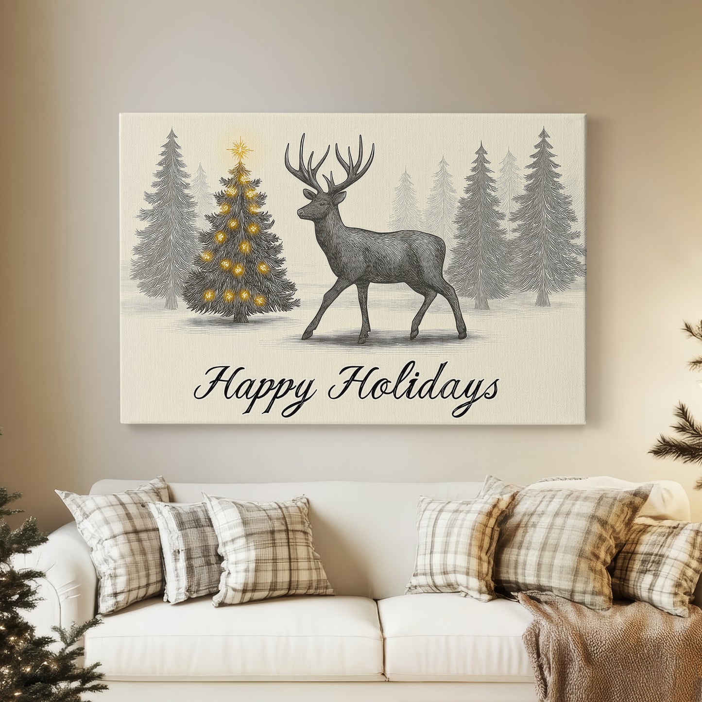 Silver Dusk Carol - Canvas Art Print