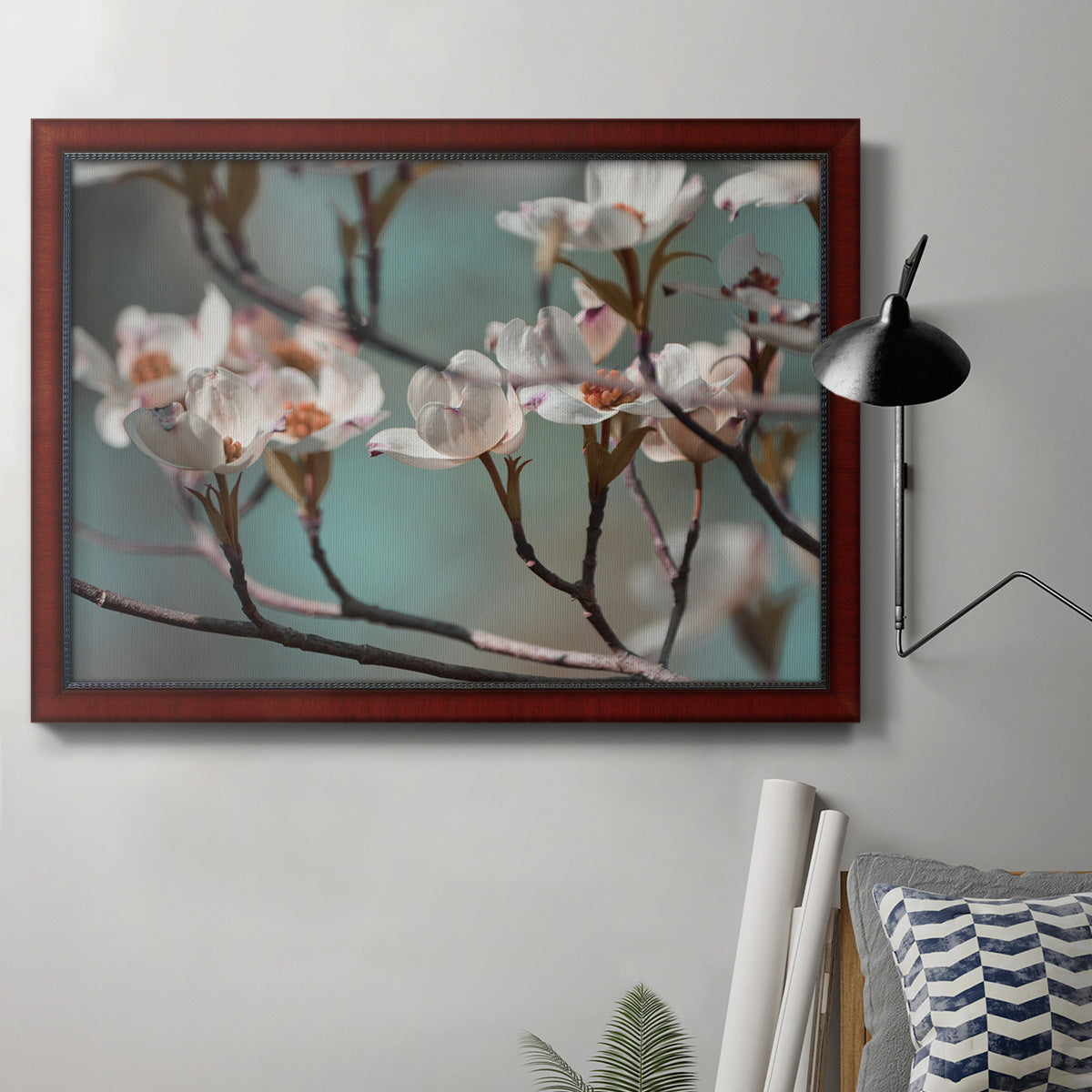 Dogwood Spring IV Premium Framed Canvas- Ready to Hang