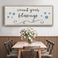 Count Blessings - Floater Framed Canvas Print