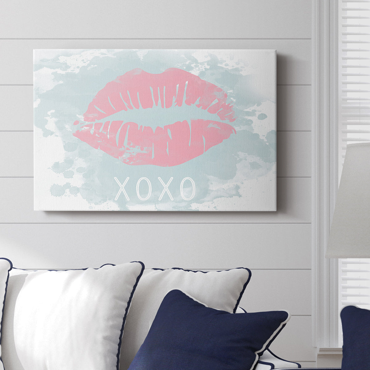 XOXO in Color - Canvas Art Print