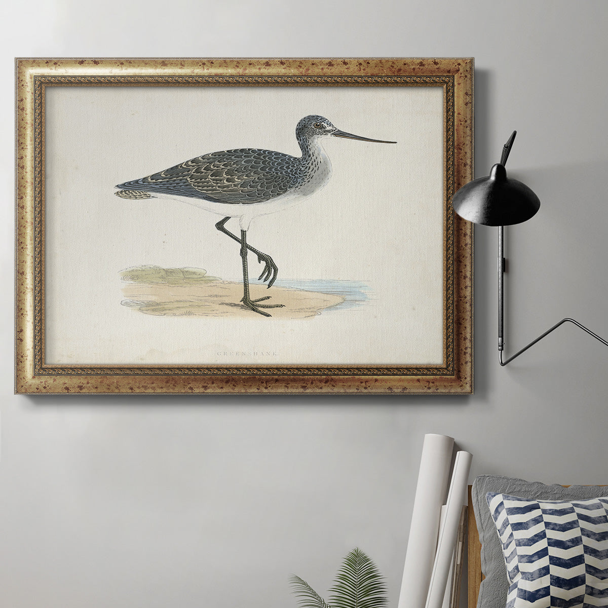 Morris Sandpipers III Premium Framed Canvas- Ready to Hang