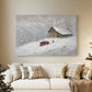 Icicles of Frostlit Serenade - Canvas Art Print