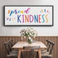 Rainbow Kindness - Floater Framed Canvas Print