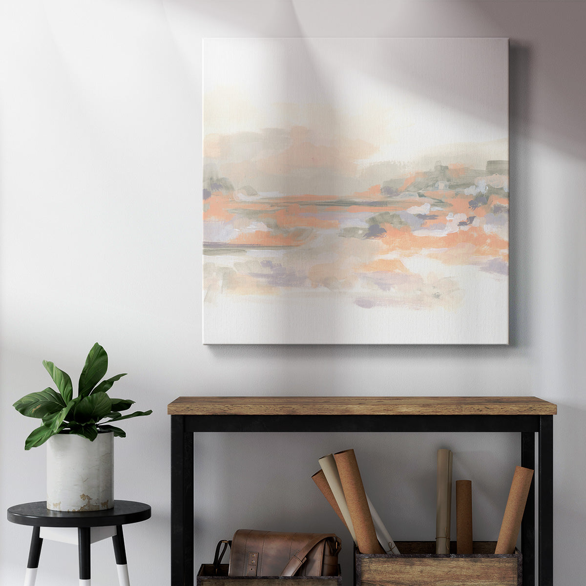 Blush Vista II - Canvas Art Print