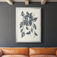Growing Leaves V - Modern Framed Canvas Print