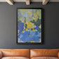 Lake Como Garden - Modern Framed Canvas Print