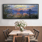 Sunset on the Seine - Floater Framed Canvas Print