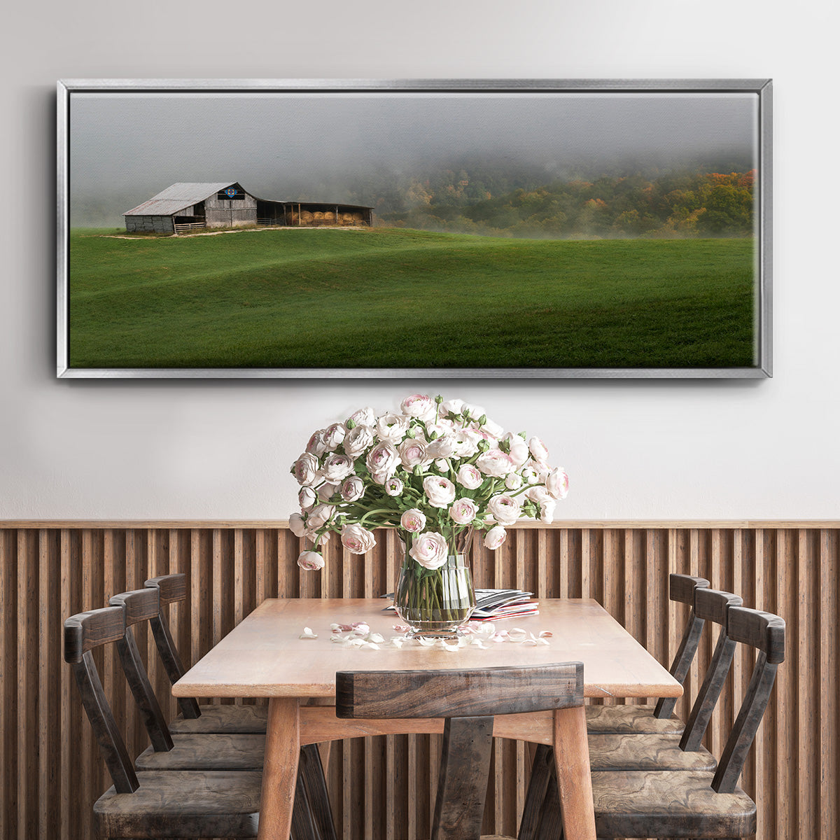 Mountain Air - Floater Framed Canvas Print
