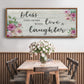 Love and Laughter - Floater Framed Canvas Print