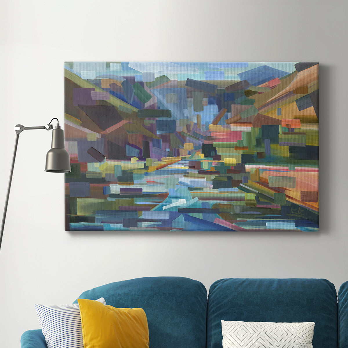 Pieces of Yakima Canyon - Canvas Art Print