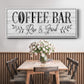 Coffee Bar - Floater Framed Canvas Print