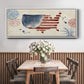 Fourth of July Collection C - Floater Framed Canvas Print