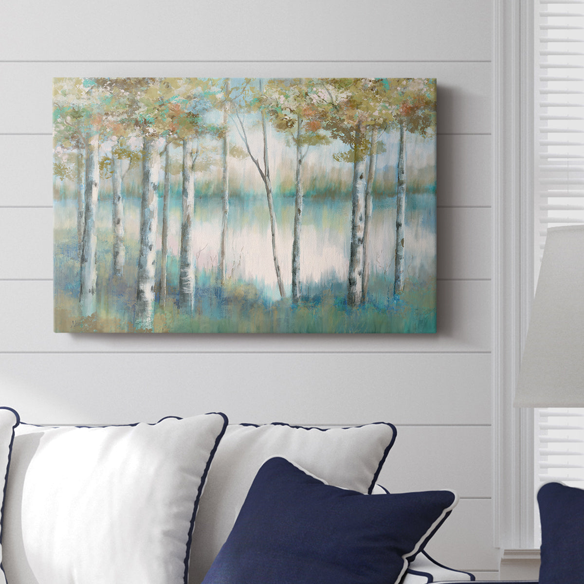 Aspen Lake - Canvas Art Print