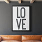 Bold Love II - Modern Framed Canvas Print