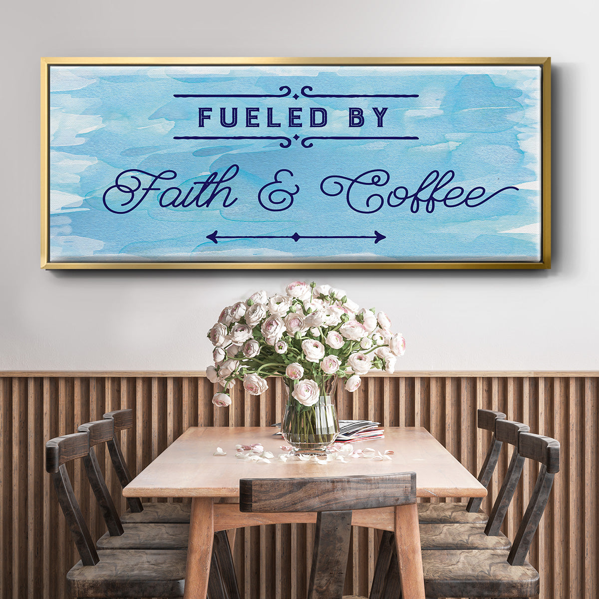Fueled By - Floater Framed Canvas Print