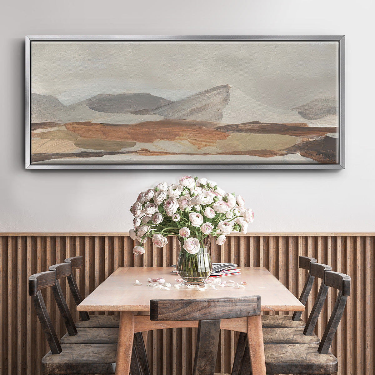 Dusky Mountain II - Floater Framed Canvas Print