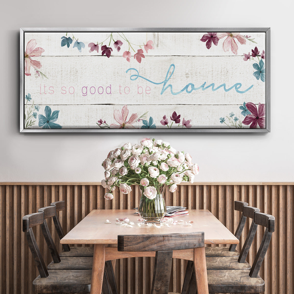 Good To Be Home - Floater Framed Canvas Print