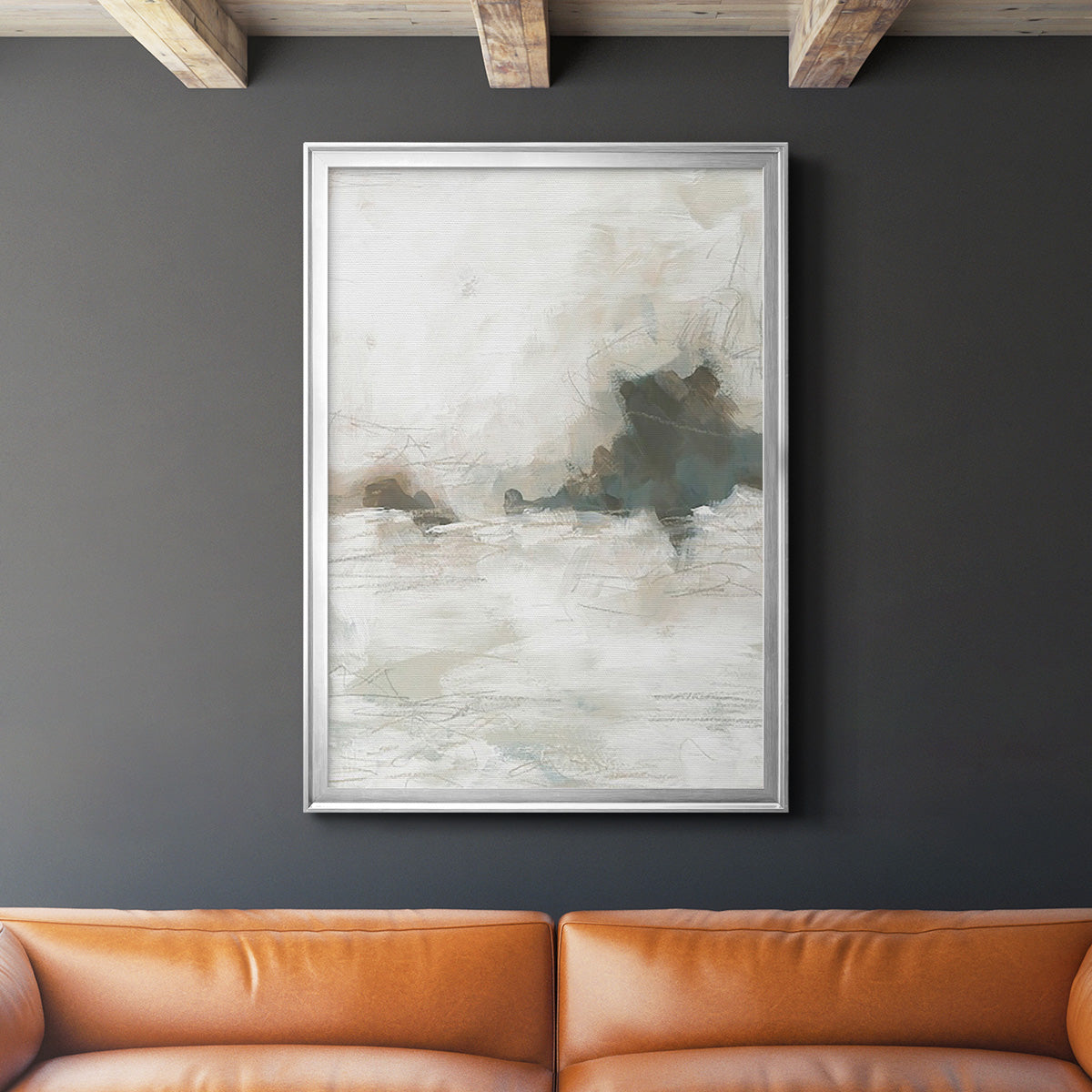 Horizon Break II - Modern Framed Canvas Print