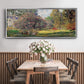 The Park - Floater Framed Canvas Print