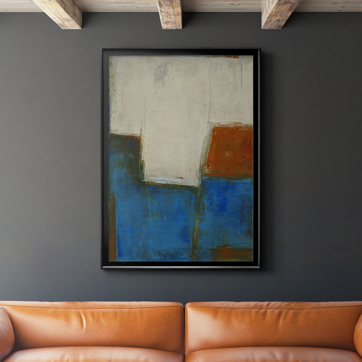 Complex Thought - Modern Framed Canvas Print