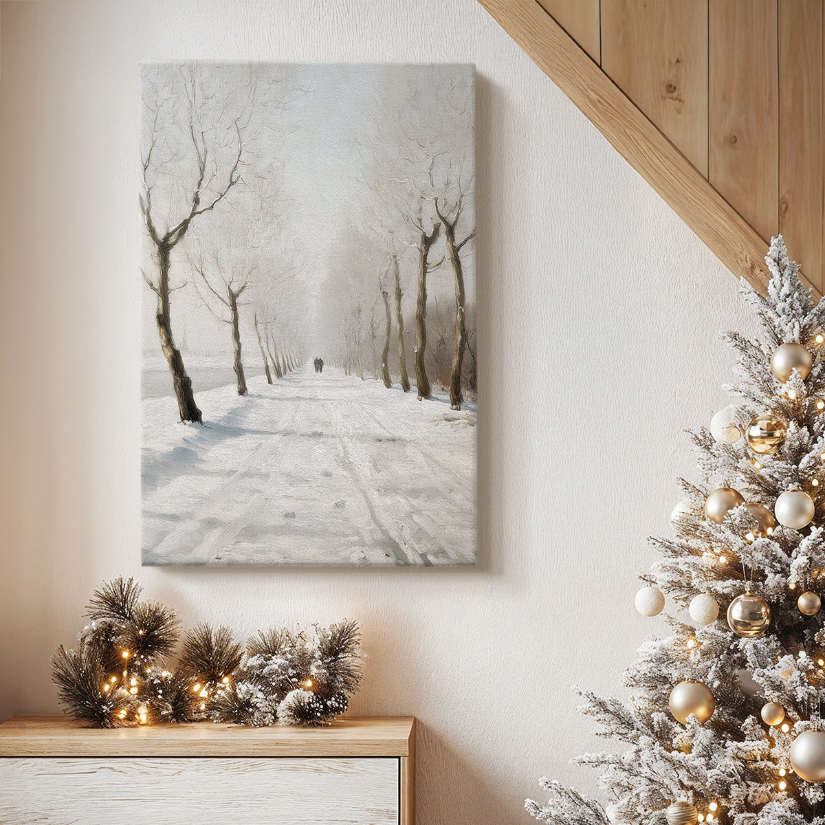 Silver Serenade - Canvas Art Print