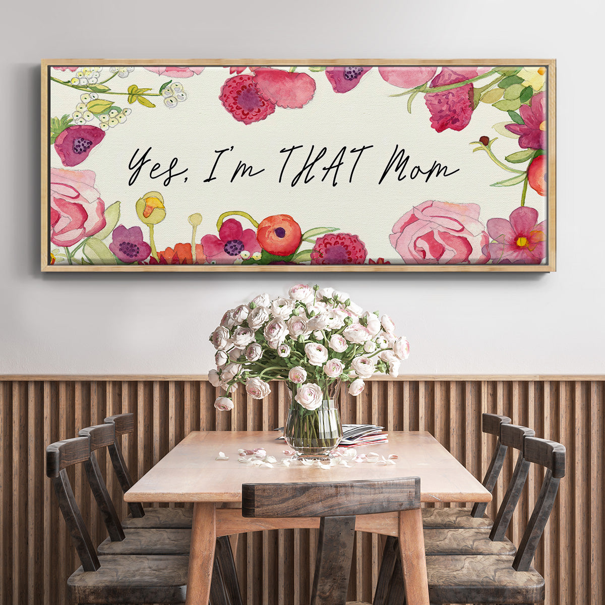 You Da Mom Collection D - Floater Framed Canvas Print