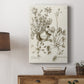 Sepia Botanical Journal IX - Canvas Art Print