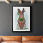 Rabbit Carrot Hug - Modern Framed Canvas Print