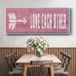 Love Each Other - Floater Framed Canvas Print