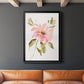 One Pink Bloom I - Modern Framed Canvas Print
