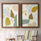 Pastel Splotches I - Premium Framed Canvas 2 Piece Set - Ready to Hang